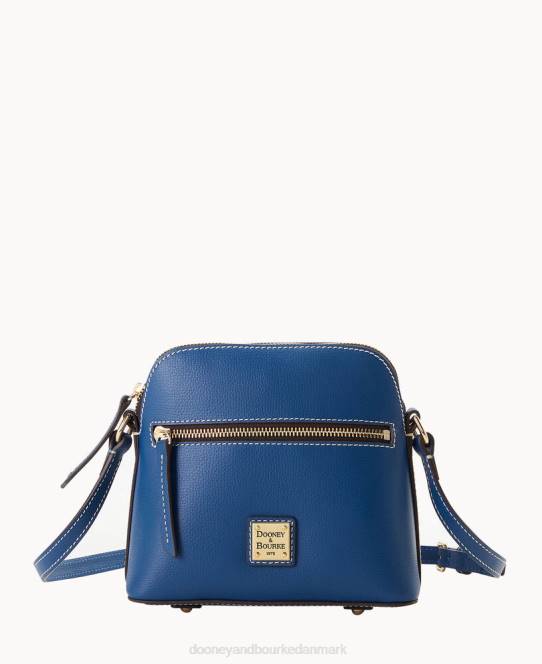 Dooney & Bourke sorrento lynlås kuppel crossbody JV0J2575 poser stål blå