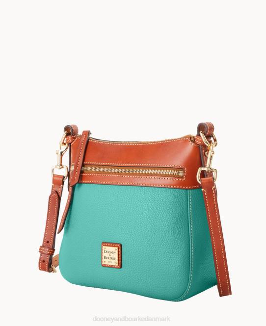 Dooney & Bourke stenkorn crossbody 25 JV0J2528 poser grøn mynte