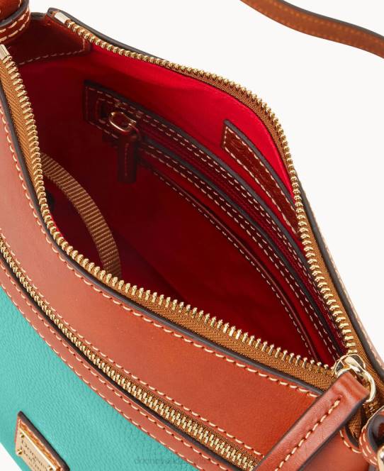 Dooney & Bourke stenkorn crossbody 25 JV0J2528 poser grøn mynte