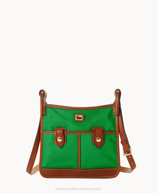 Dooney & Bourke wayfarer dobbeltlomme crossbody JV0J2155 poser kelly grøn