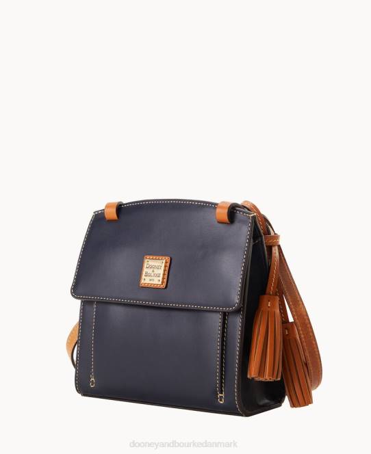Dooney & Bourke wexford crossbody i læder JV0J2437 poser midnatsblå