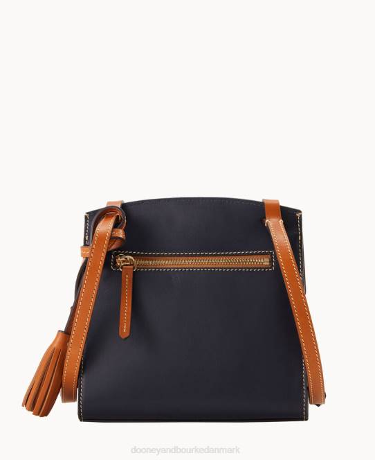 Dooney & Bourke wexford crossbody i læder JV0J2437 poser midnatsblå