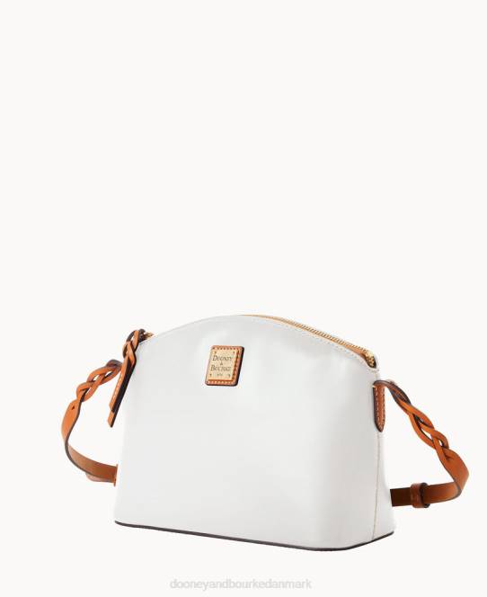 Dooney & Bourke wexford læder penny crossbody JV0J2337 poser hvid