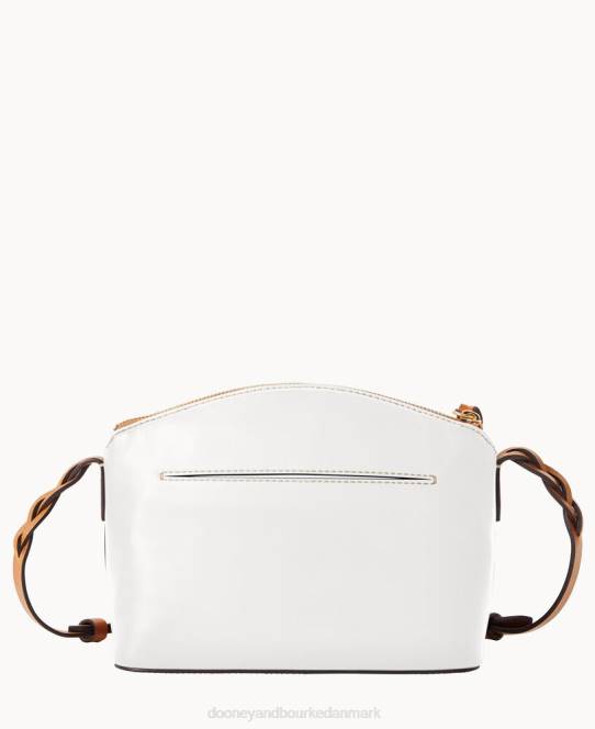 Dooney & Bourke wexford læder penny crossbody JV0J2337 poser hvid