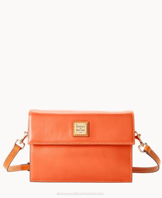 Dooney & Bourke wexford læder øst vest crossbody JV0J2443 poser koral