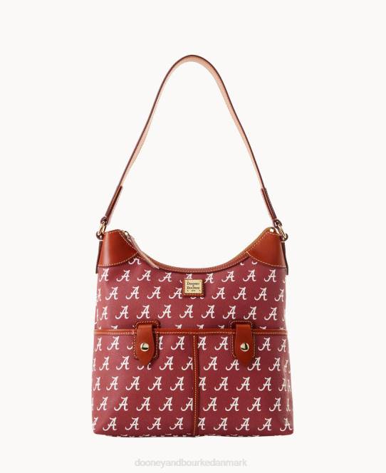 Dooney & Bourke collegiate university of alabama zip hobo JV0J3594 poser u af alabama