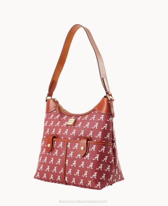 Dooney & Bourke collegiate university of alabama zip hobo JV0J3594 poser u af alabama
