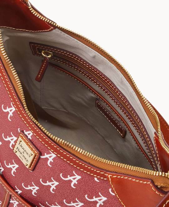 Dooney & Bourke collegiate university of alabama zip hobo JV0J3594 poser u af alabama