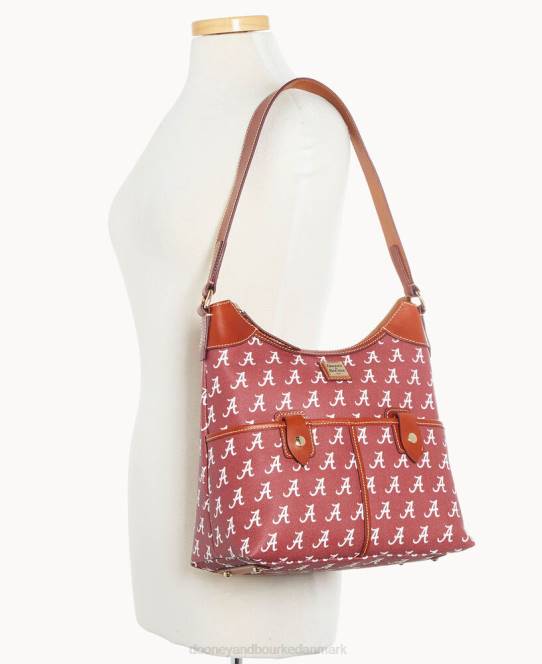 Dooney & Bourke collegiate university of alabama zip hobo JV0J3594 poser u af alabama