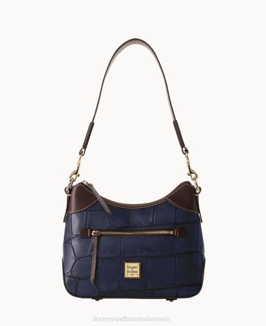 Dooney & Bourke denison lille hobo JV0J3694 poser midnatsblå