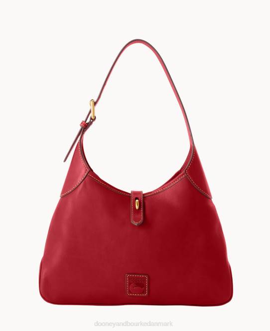 Dooney & Bourke florentinsk halvmåne hobo JV0J3764 poser rød