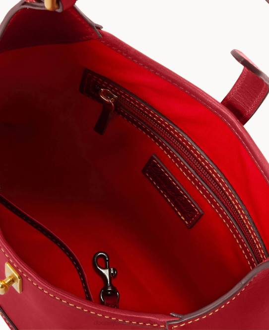 Dooney & Bourke florentinsk halvmåne hobo JV0J3764 poser rød
