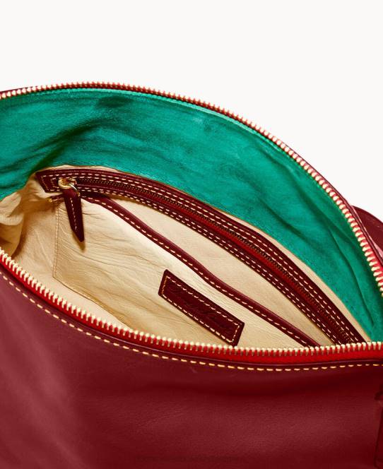 Dooney & Bourke florentinsk laurbær hobo JV0J3117 poser bordeaux