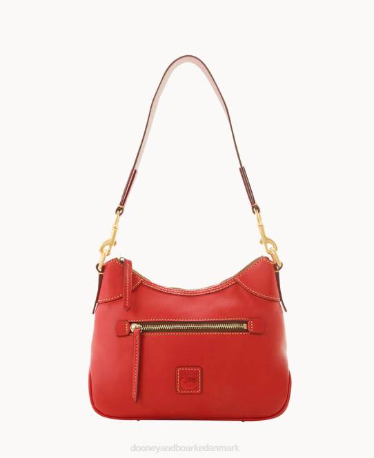 Dooney & Bourke florentinsk lille hobo JV0J3555 poser rød