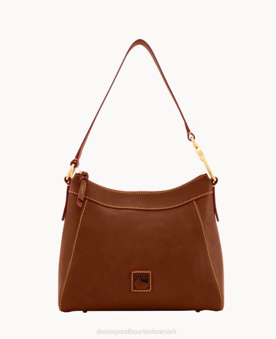 Dooney & Bourke florentinsk stor cassidy hobo JV0J2892 poser kastanje