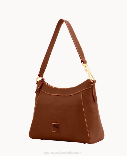 Dooney & Bourke florentinsk stor cassidy hobo JV0J2892 poser kastanje