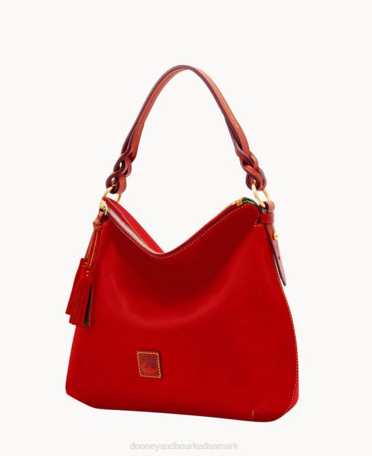 Dooney & Bourke florentinsk twist strop hobo JV0J2888 poser rød