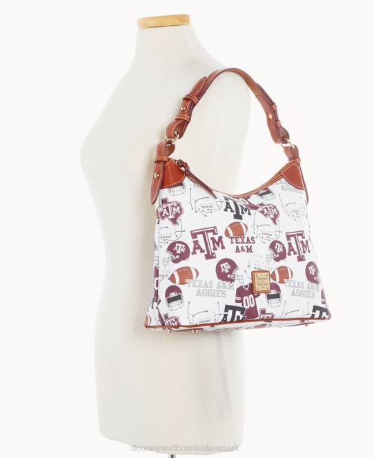 Dooney & Bourke kollegiale texas achr(38)m hobo JV0J3343 poser texas a&m