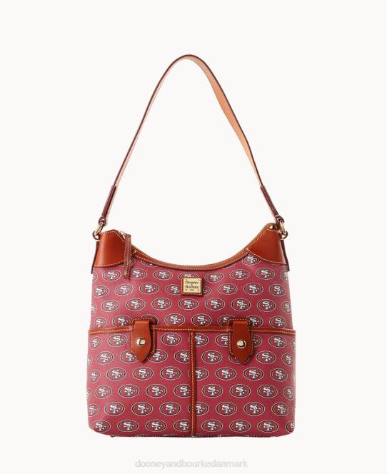 Dooney & Bourke nfl 49ers lynlås hobo JV0J3580 poser 49ers