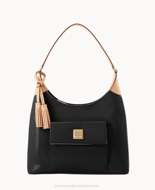 Dooney & Bourke patent hobo JV0J3665 poser sort