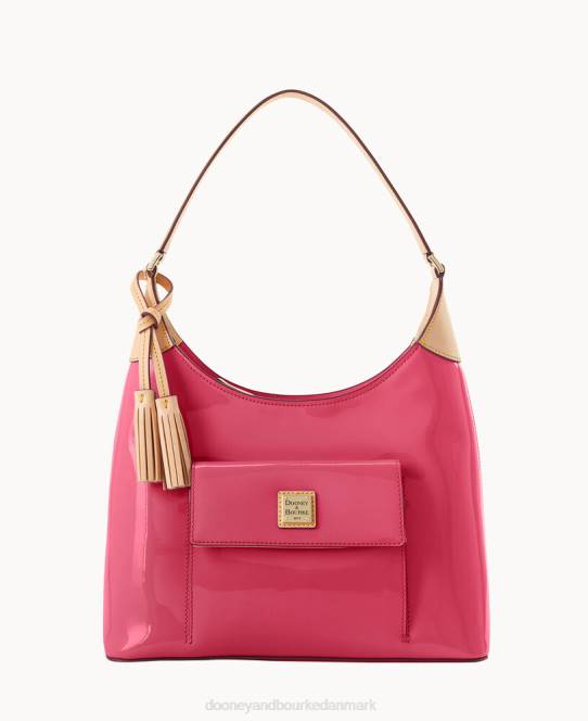 Dooney & Bourke patent hobo JV0J3667 poser Hot pink