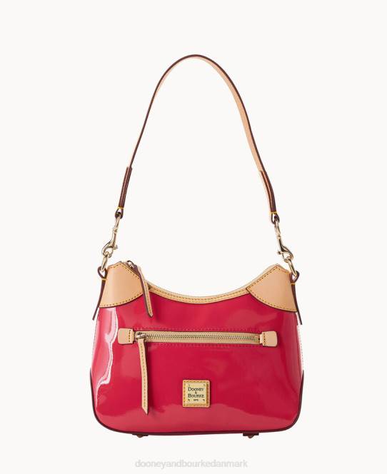 Dooney & Bourke patent lille hobo JV0J3597 poser Hot pink