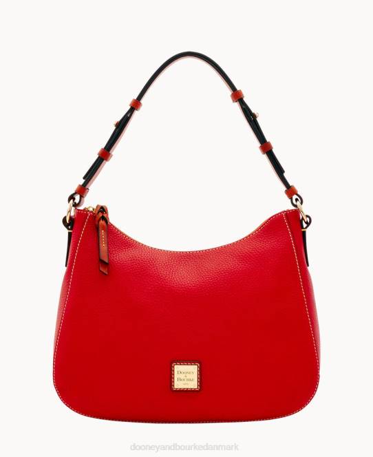 Dooney & Bourke pebble grain kiley hobo JV0J3103 poser rød