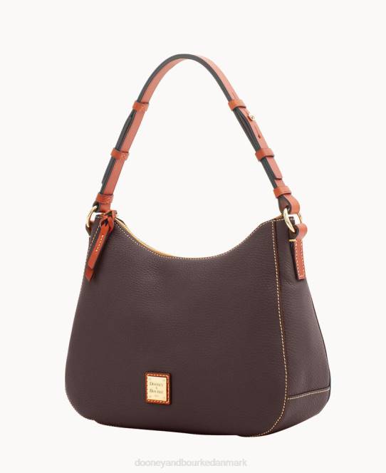 Dooney & Bourke pebble grain kiley hobo JV0J3104 poser brun tmoro