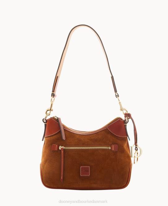 Dooney & Bourke ruskind lille hobo JV0J3072 poser rav