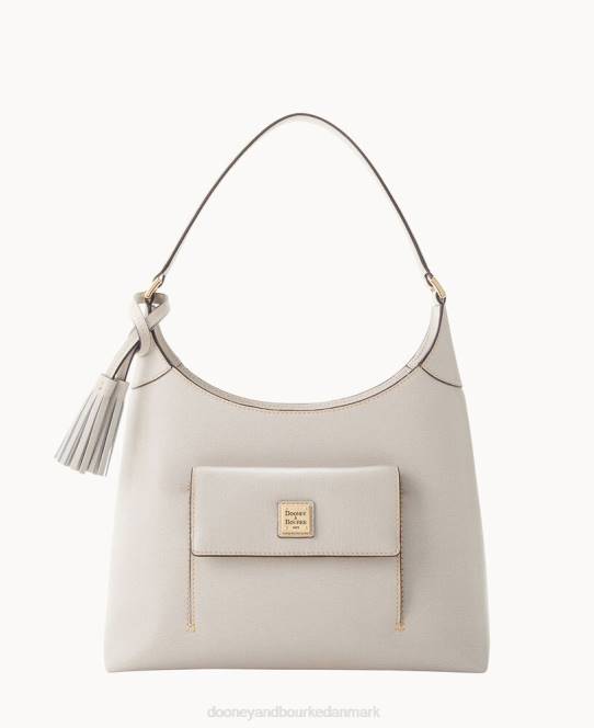 Dooney & Bourke saffiano lille hobo JV0J3650 poser ecru