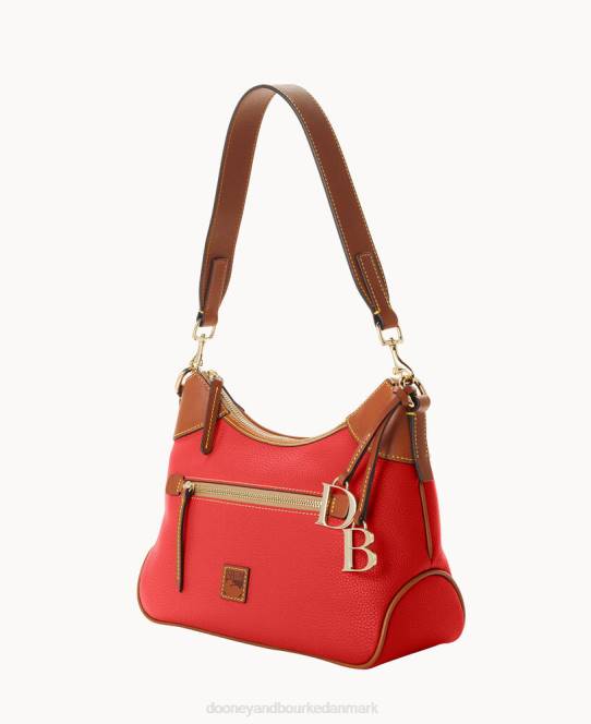Dooney & Bourke småsten korn hobo JV0J2933 poser rød