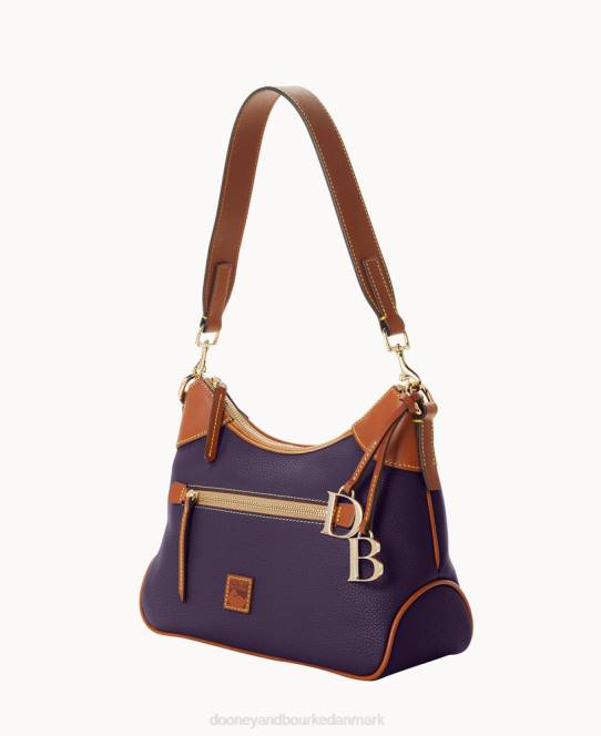 Dooney & Bourke småsten korn hobo JV0J2935 poser blomme vin