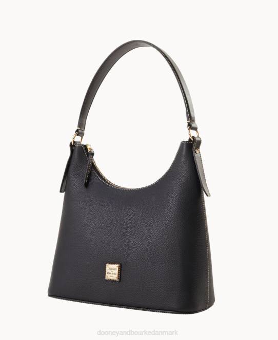 Dooney & Bourke småsten korn hobo JV0J3018 poser sort