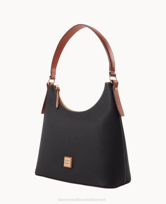 Dooney & Bourke småsten korn hobo JV0J3019 poser sort