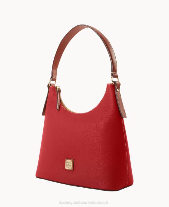 Dooney & Bourke småsten korn hobo JV0J3026 poser rød