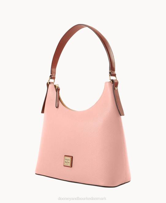 Dooney & Bourke småsten korn hobo JV0J3032 poser lyserød