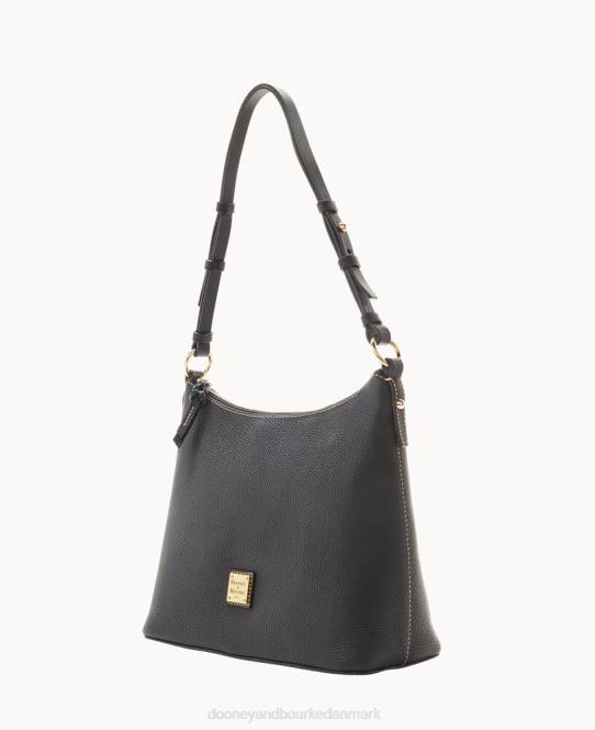 Dooney & Bourke småsten korn hobo JV0J3041 poser sort