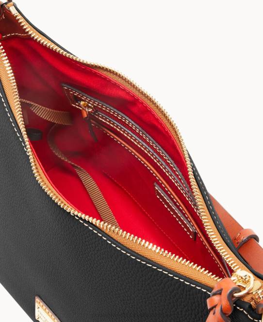 Dooney & Bourke småsten korn hobo JV0J3042 poser sort