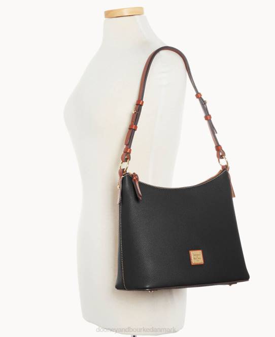 Dooney & Bourke småsten korn hobo JV0J3042 poser sort