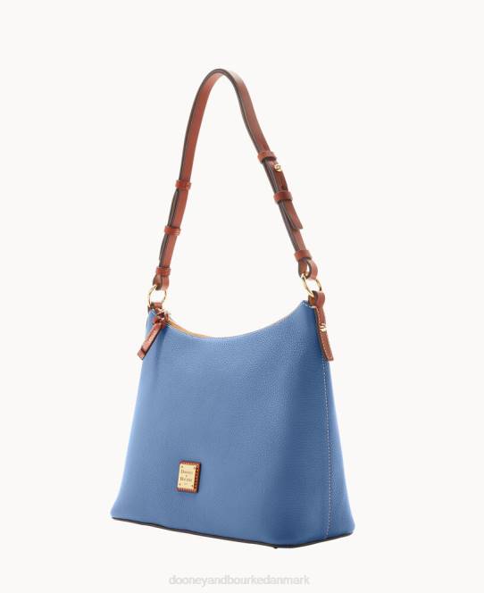 Dooney & Bourke småsten korn hobo JV0J3058 poser stål blå