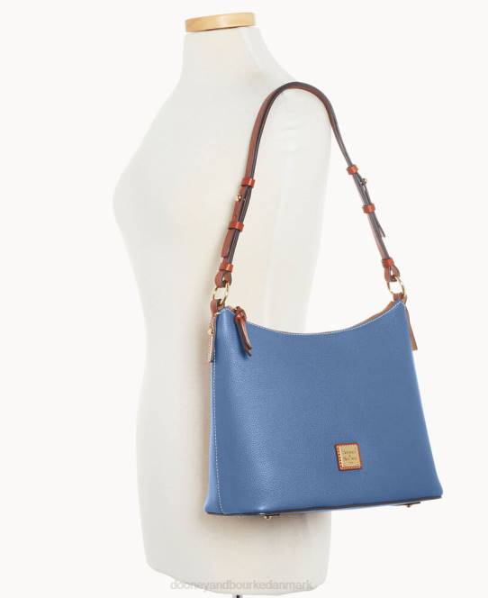 Dooney & Bourke småsten korn hobo JV0J3058 poser stål blå