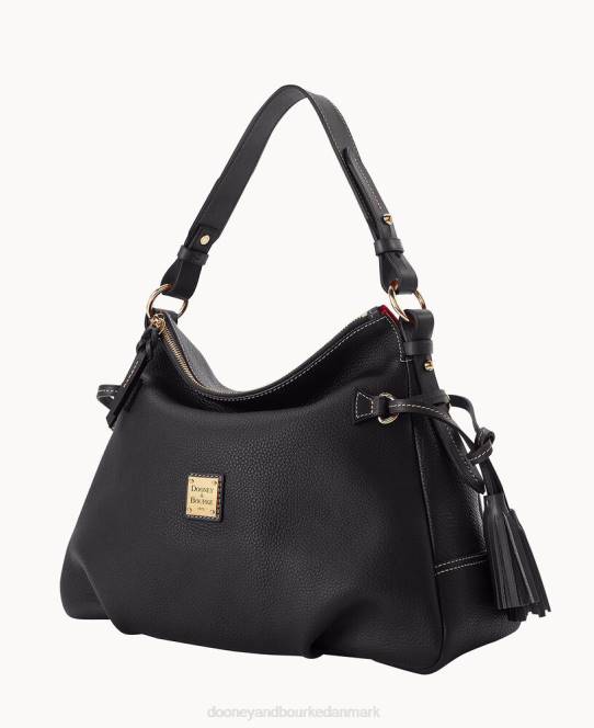 Dooney & Bourke småsten korn hobo JV0J3134 poser sort
