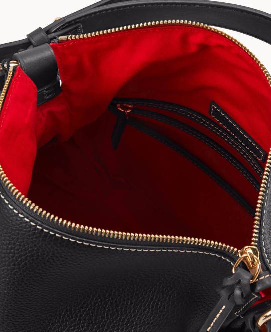Dooney & Bourke småsten korn hobo JV0J3134 poser sort