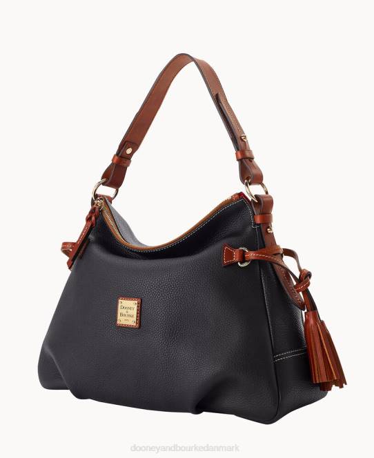 Dooney & Bourke småsten korn hobo JV0J3135 poser sort