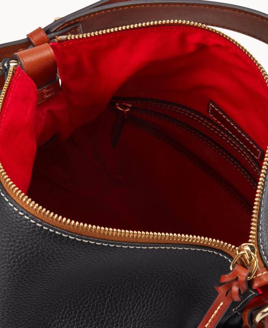 Dooney & Bourke småsten korn hobo JV0J3135 poser sort