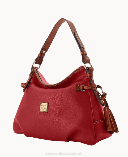 Dooney & Bourke småsten korn hobo JV0J3141 poser rød
