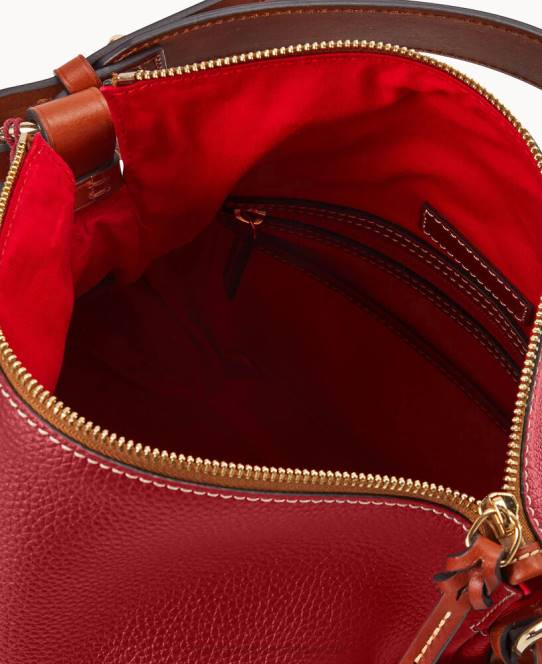 Dooney & Bourke småsten korn hobo JV0J3141 poser rød