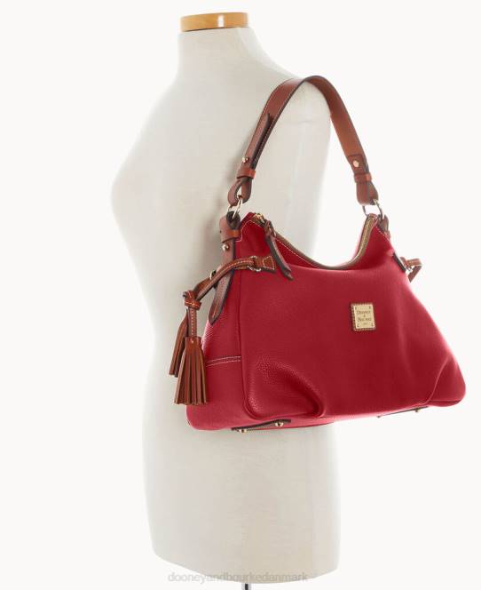 Dooney & Bourke småsten korn hobo JV0J3141 poser rød