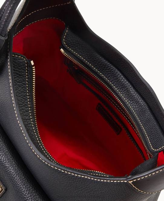 Dooney & Bourke småsten korn hobo JV0J3600 poser sort