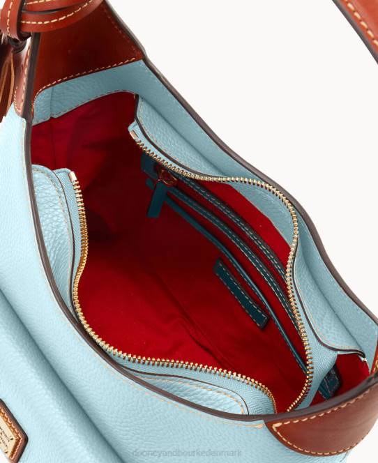 Dooney & Bourke småsten korn lille hobo JV0J3659 poser svag blå